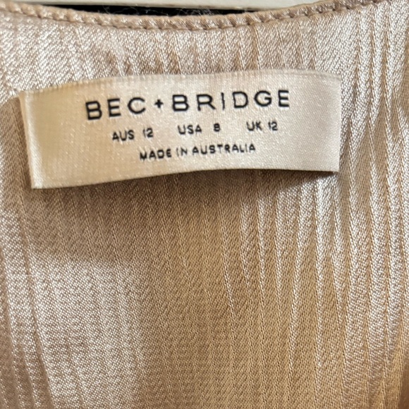 Bec + Bridge MOON DANCE COWL DRESS Sz 8-0243 - Picture 11 of 16